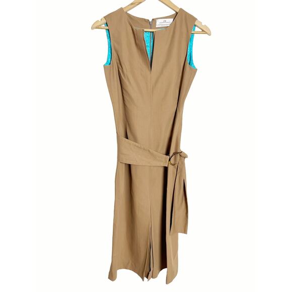Carolina Herrera Brown Belted Pleated Sleeveless Cocktail Dress Size 6,All Products : American Fashion Style Bags On Sale